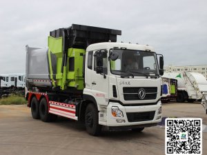 東風(fēng)天龍鉤臂垃圾車 勾臂垃圾車