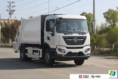 東風天錦純電動壓縮垃圾車